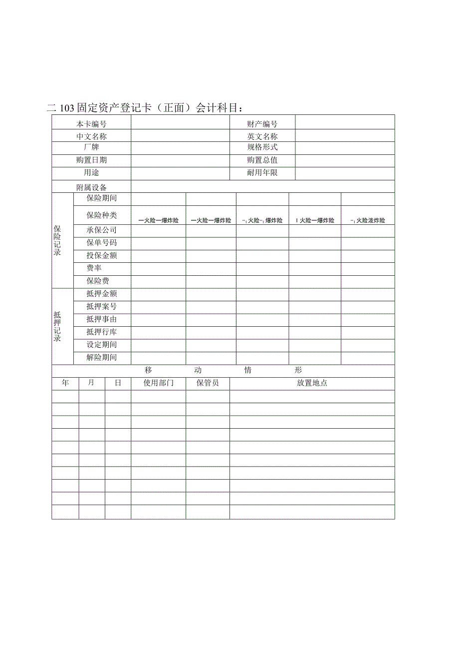 【企业财务管理表格大全】财产目录纵表格.docx_第3页