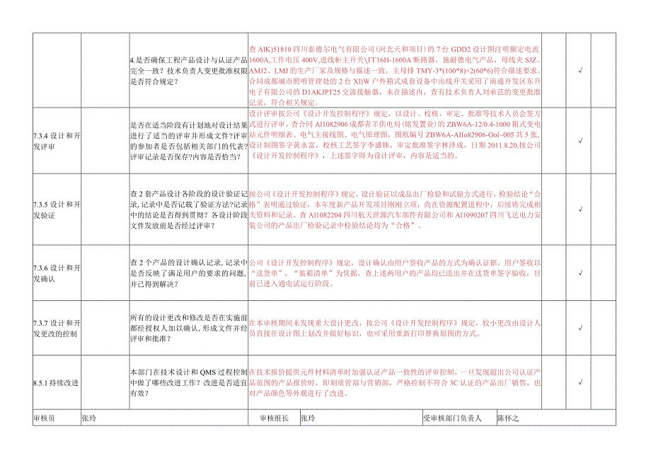 质量管理体系审核检查记录表.docx_第3页