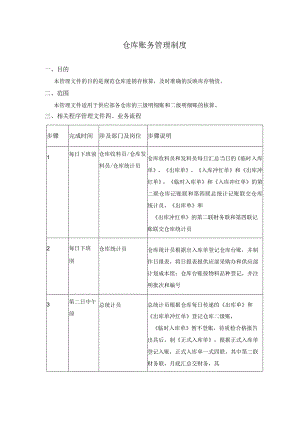 仓库账务管理制度.docx