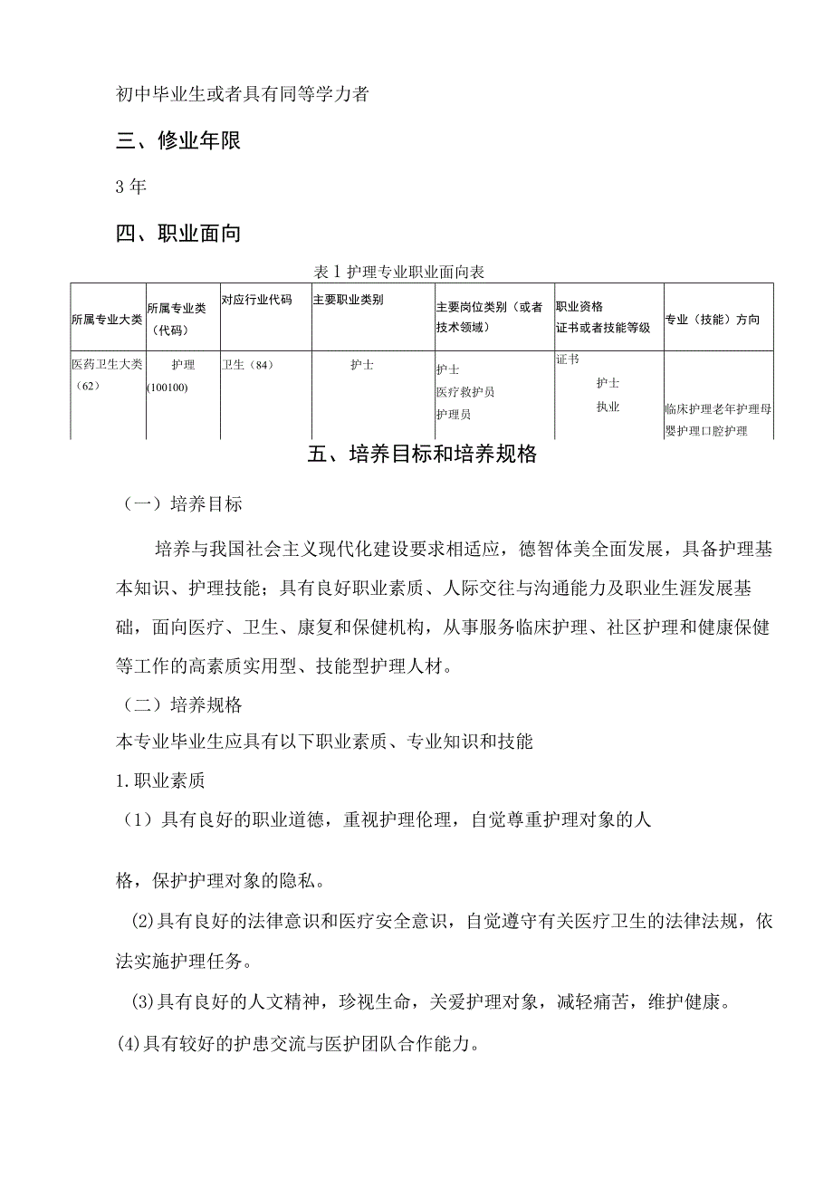 护理专业人才培养方案2022.docx_第2页