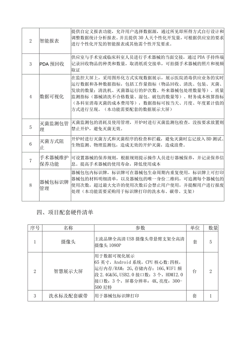 消毒供应质量追溯管理系统升级项目用户需求书.docx_第2页