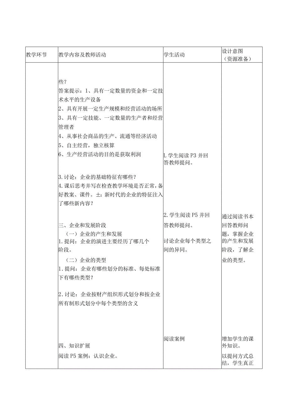 中山科技大学 《企业管理》课程优秀教案完整版 .docx_第3页