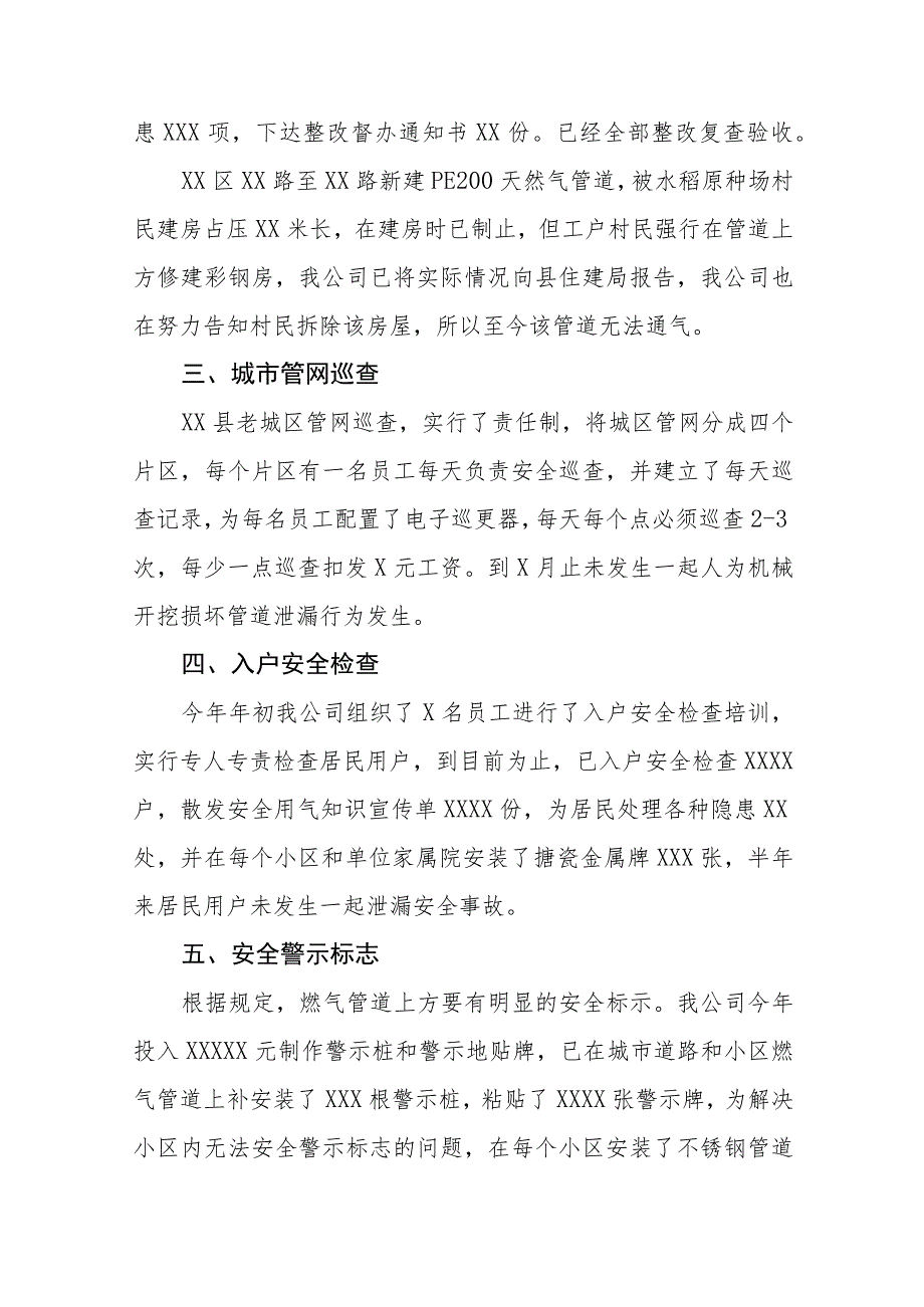 2023年燃气安全生产专项整治工作总结报告七篇范文.docx_第2页