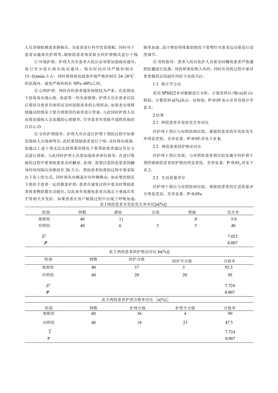 探讨神经内科相关疾病护理中全科护理的应用价值.docx_第2页