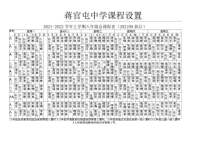 蒋官屯中学课程设置.docx