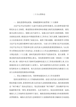 二十大心得体会精选四篇集合.docx