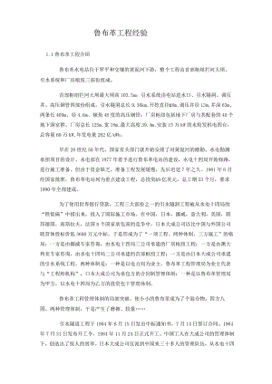 鲁布革水电站国际招招投标.docx