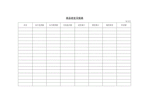 商品收发日报表参考范本.docx