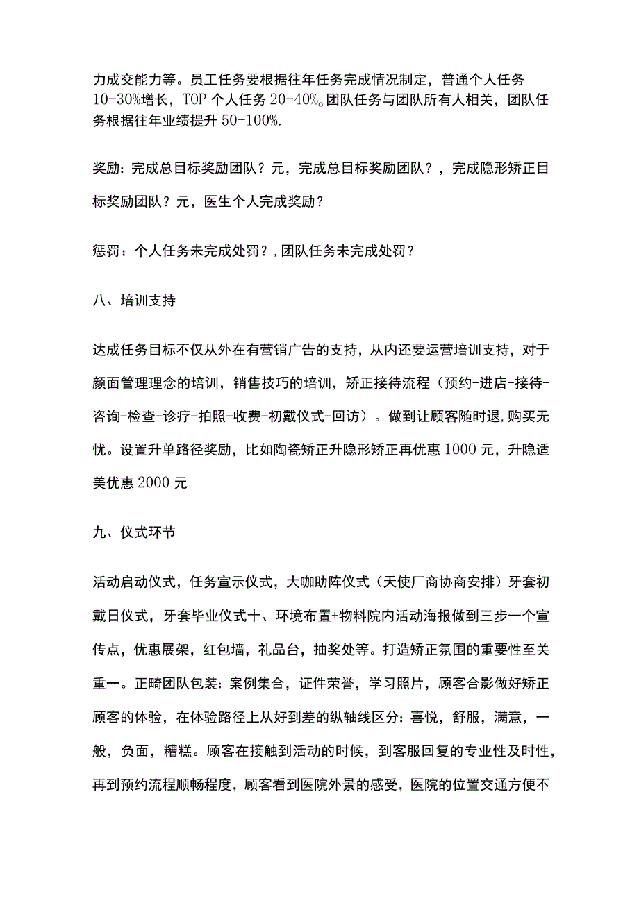 口腔诊所门诊暑期矫正活动方案全.docx_第3页