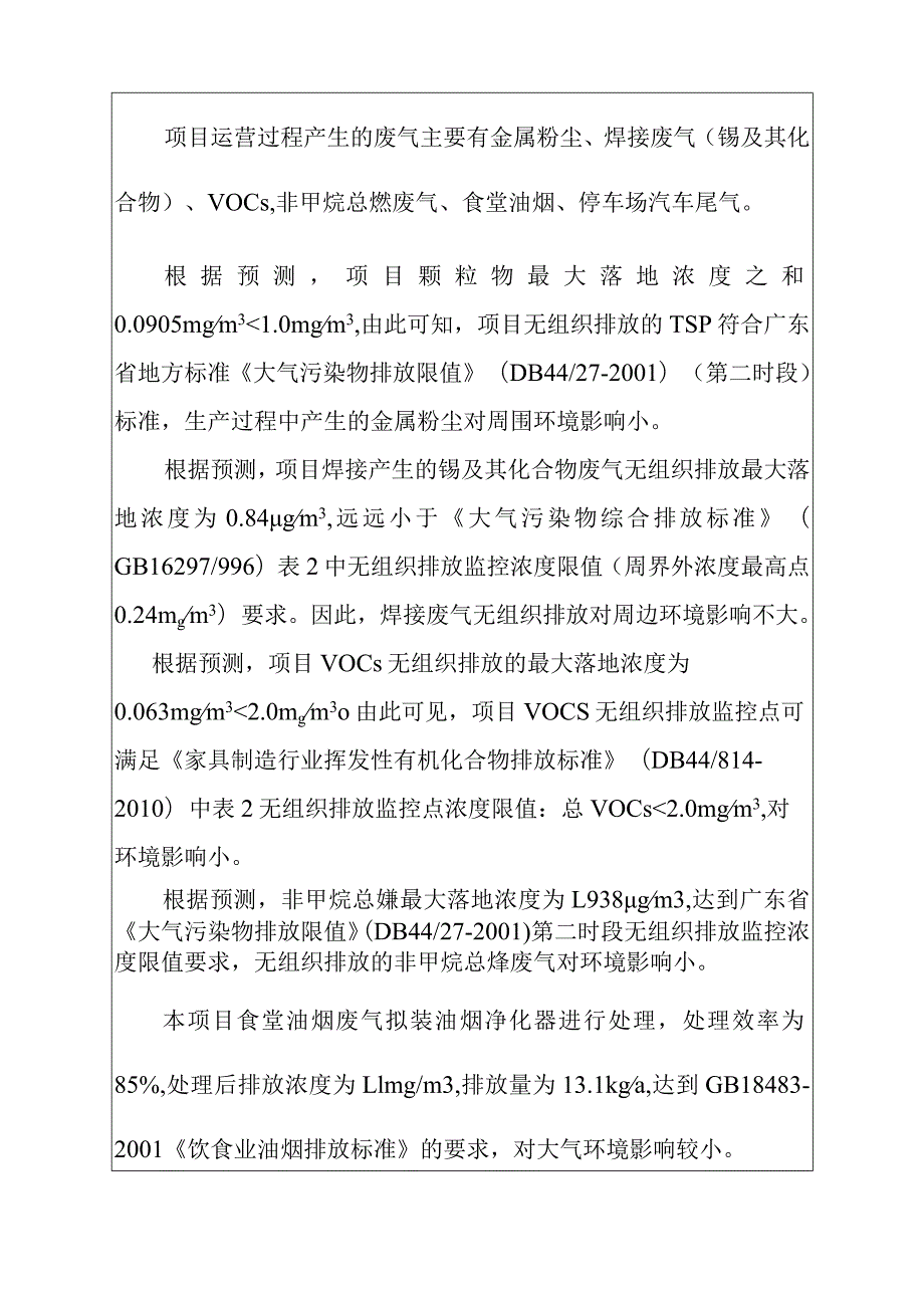 太阳能光伏建筑一体化及节能幕墙节能门窗生产基地建设项目环境影响结论与建议.docx_第3页