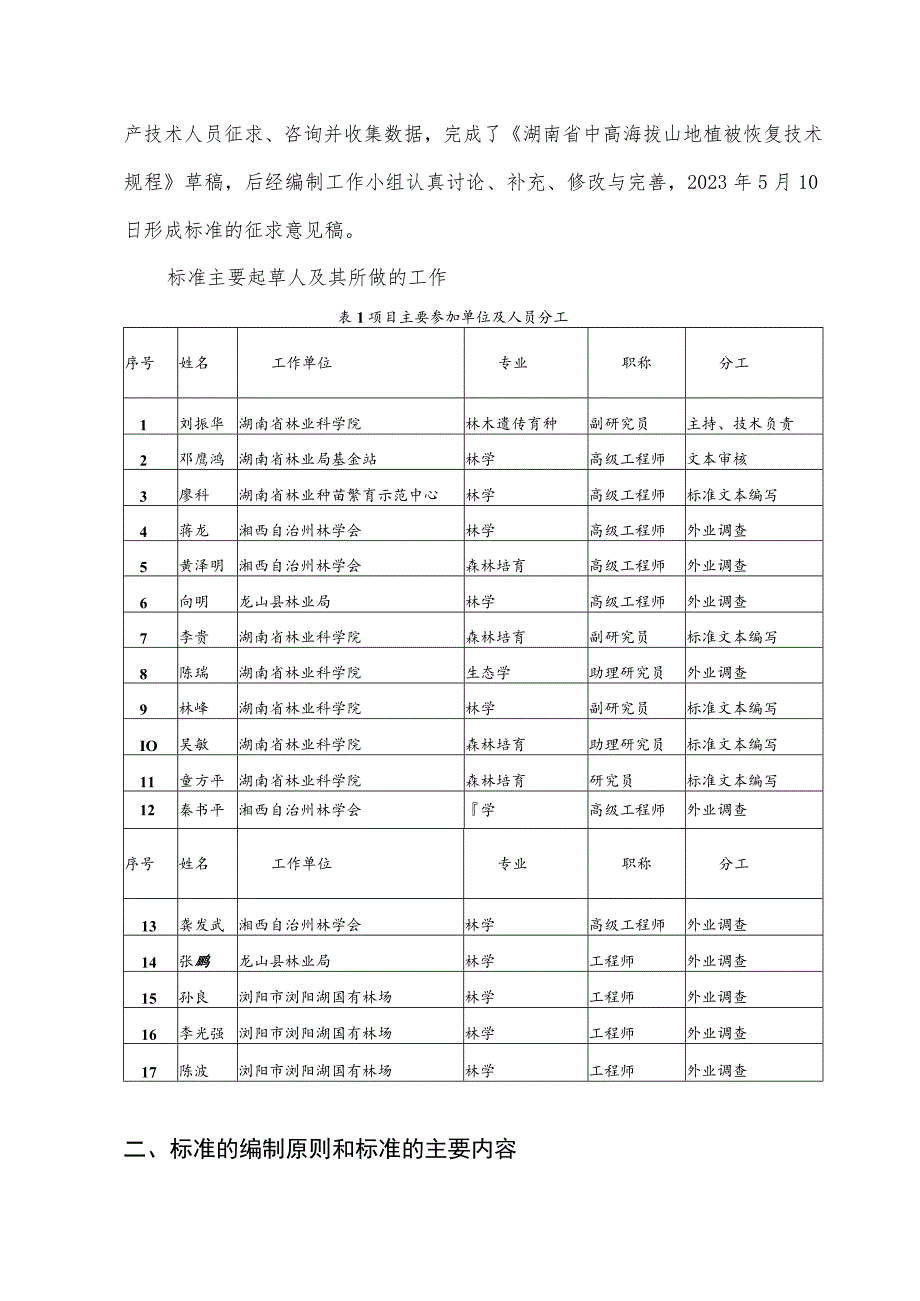 湖南省中高海拔植被恢复技术规程-编制说明.docx_第3页