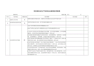 项目部安全生产标准化自查报告审查表.docx