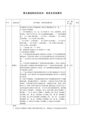 第五章采购项目技术、商务及其他要求.docx