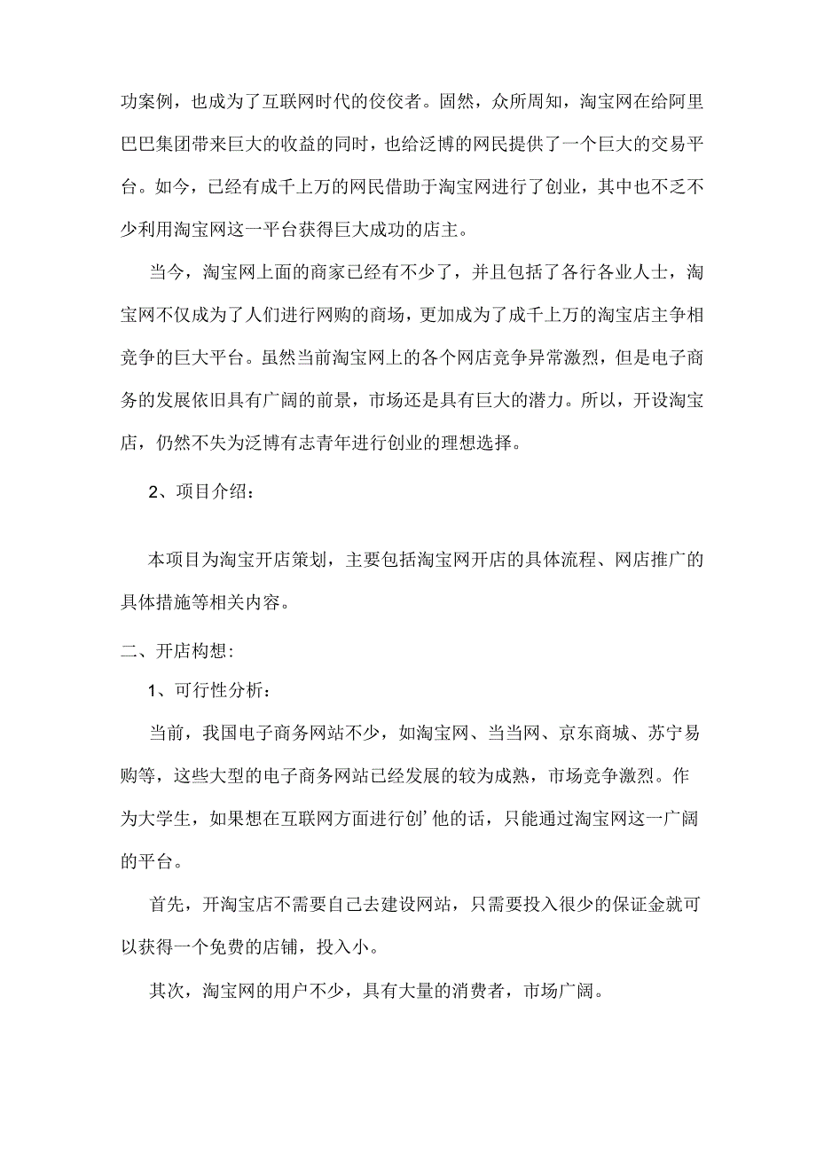 淘宝开店策划方案.docx_第2页