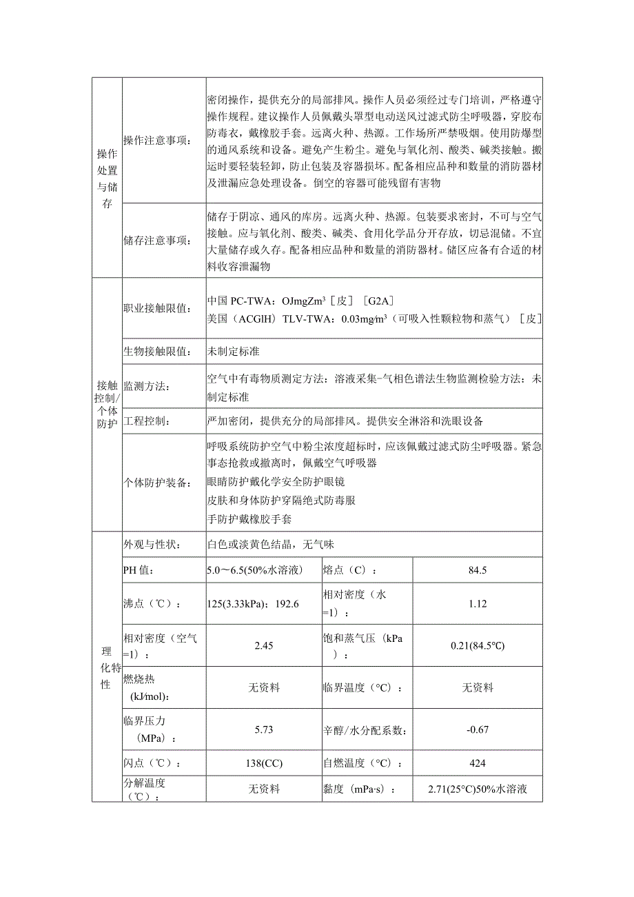 丙烯酰胺的安全技术说明书.docx_第3页