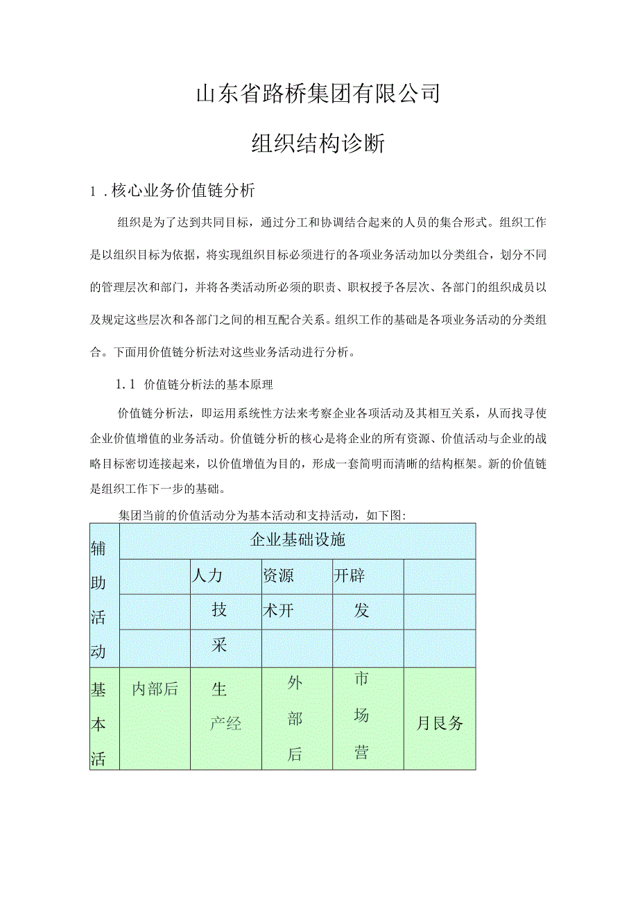 企业改制与管理模式设计组织结构诊断报告书.docx_第3页