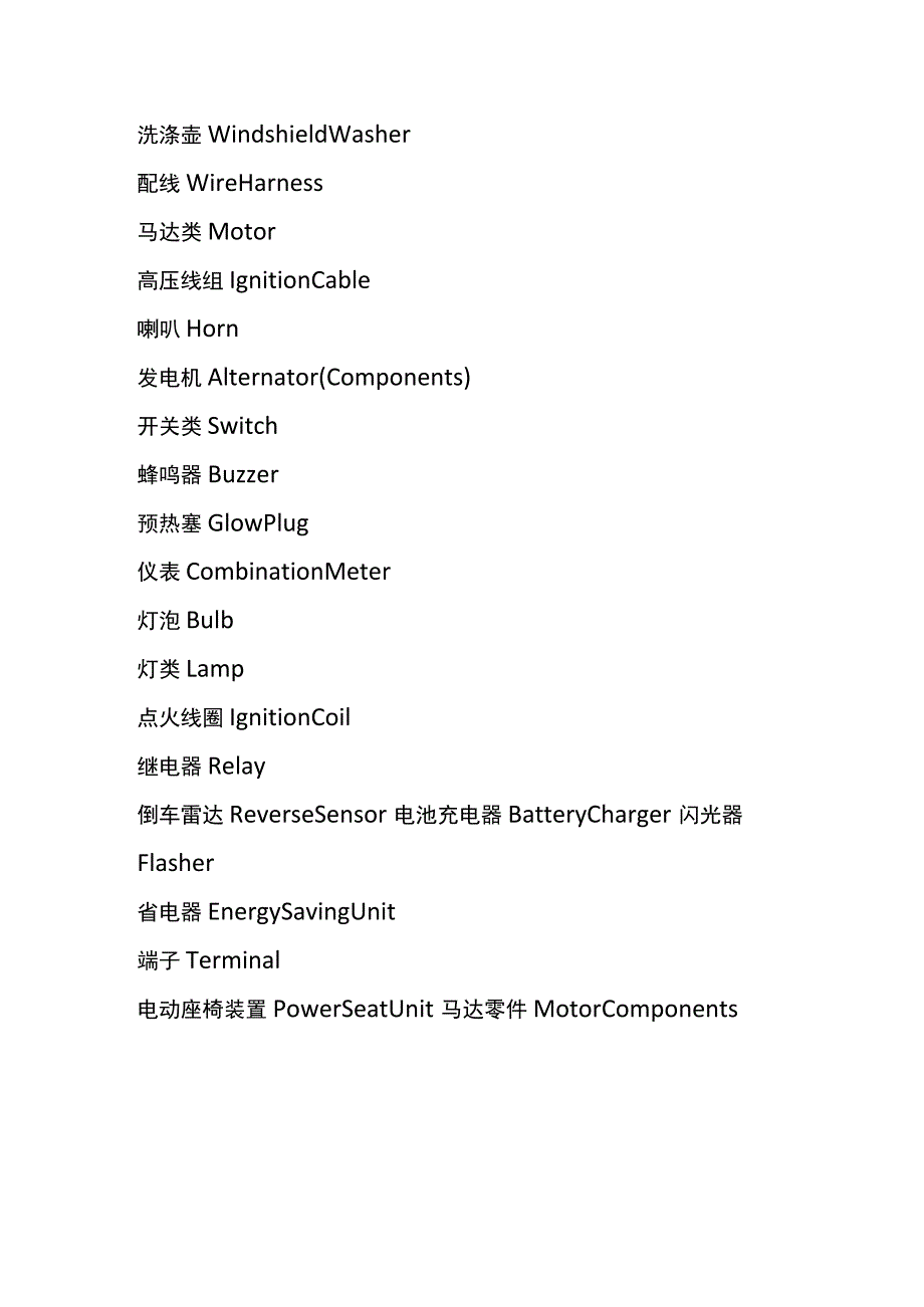 汽车全部零部件英文全.docx_第2页