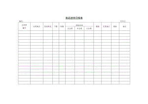 商品进货日报表参考范本.docx