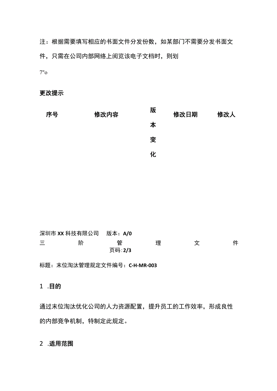 公司末位淘汰管理办法全.docx_第2页