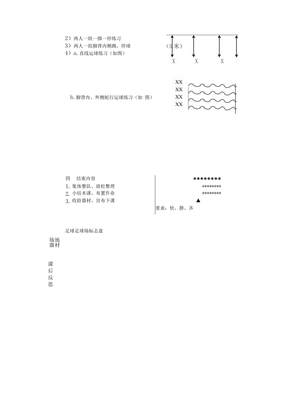 学生水平三足球第六周曲线运球导学案.docx_第2页