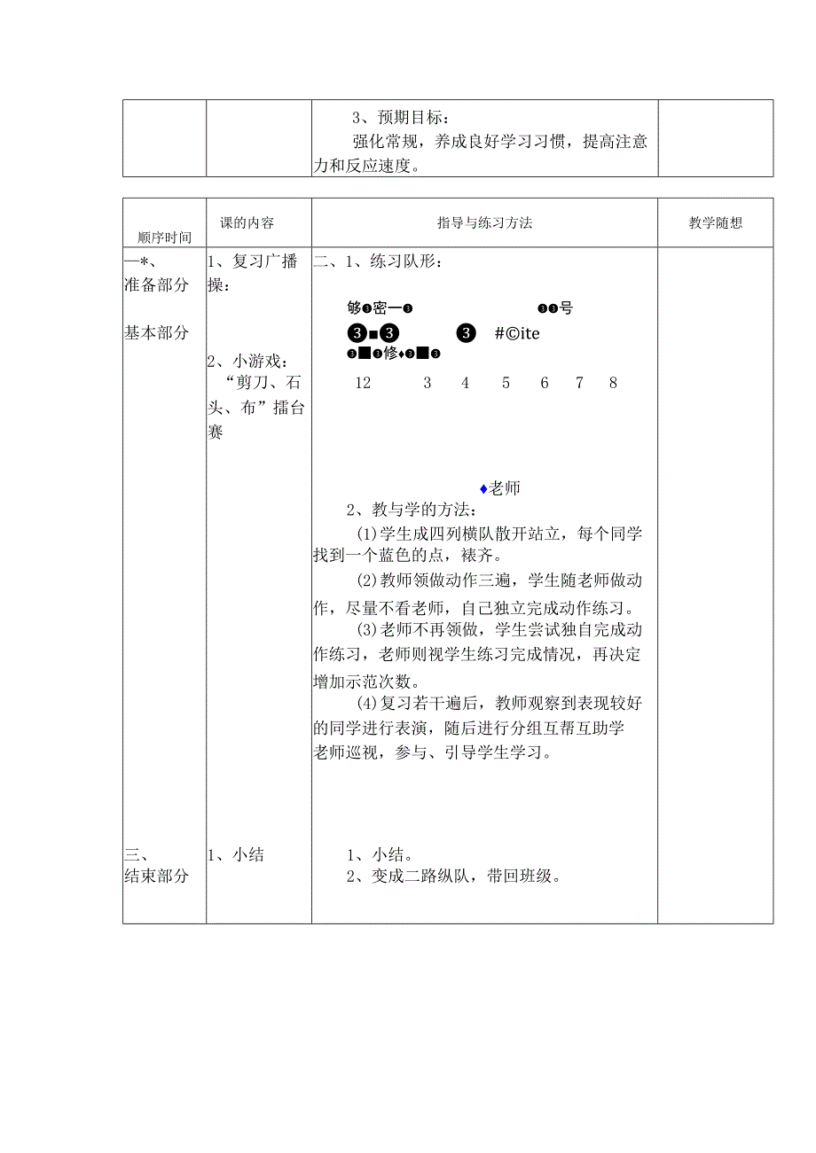 小学六年级体育与健康第一学期复习广播操全套动作技术巩固技术教学.docx_第2页