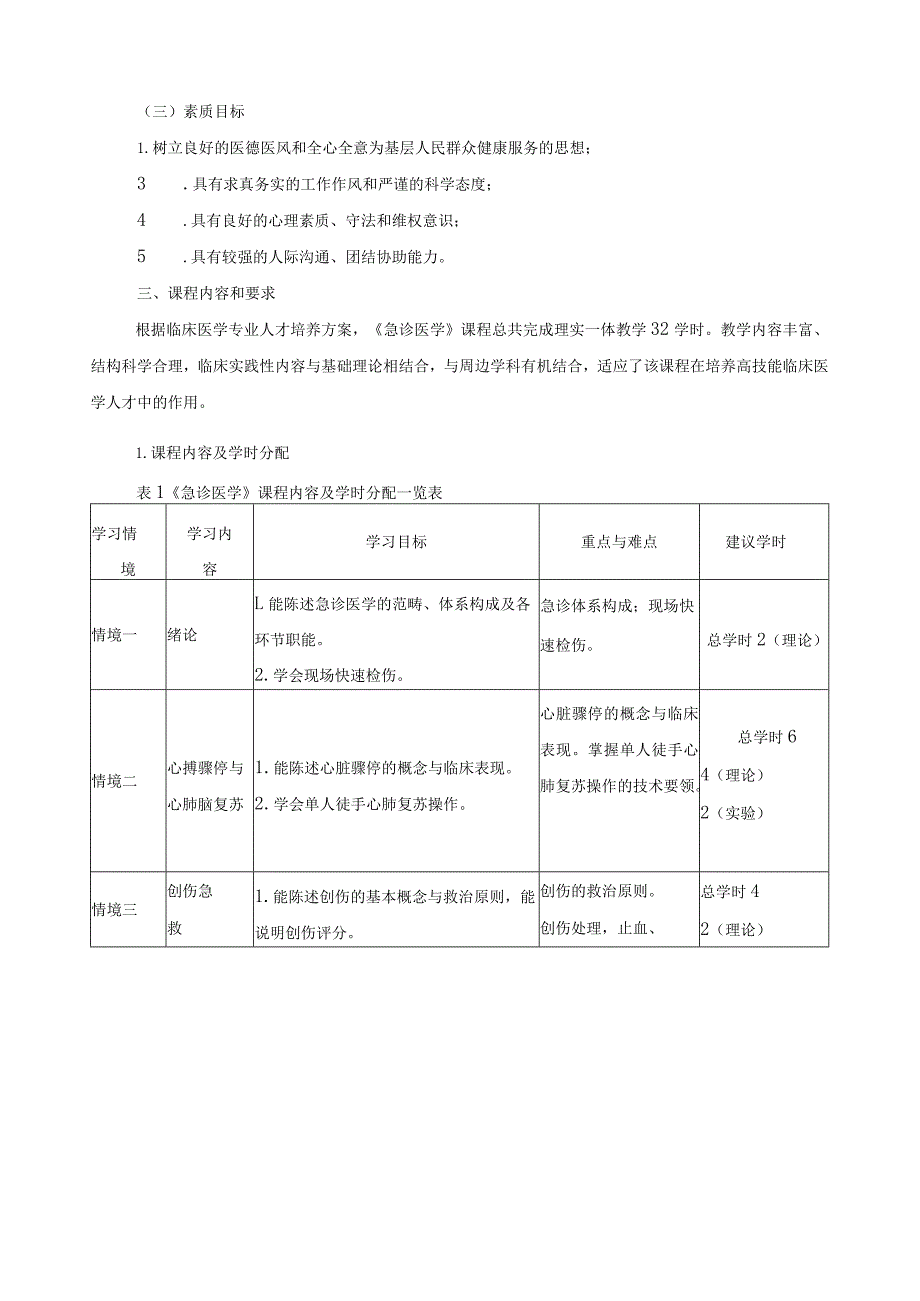 《急诊医学》课程标准.docx_第3页