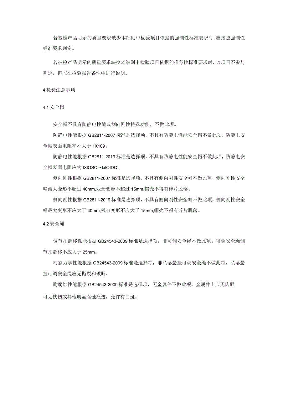 安全帽、安全绳产品质量省级监督抽查实施细则（2021年版）.docx_第3页