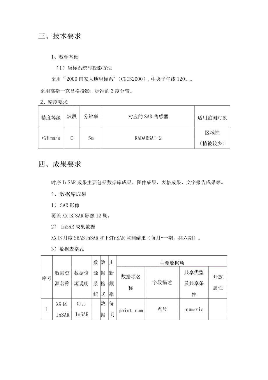 XX区应急管理局城市安全运行CT智治平台（InSAR数据采购及处理服务）项目采购需求.docx_第2页