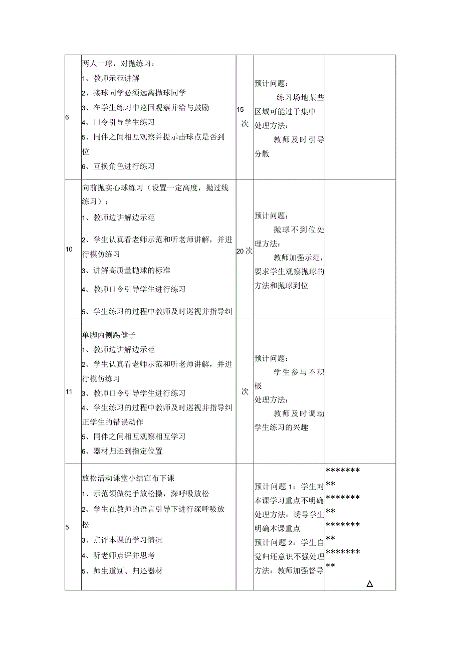 小学体育二年级体育双手从体前向前抛实心球教案.docx_第2页