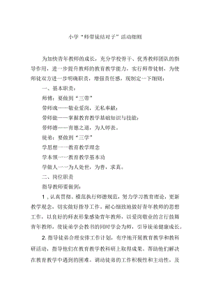 小学“师带徒结对子”活动细则.docx