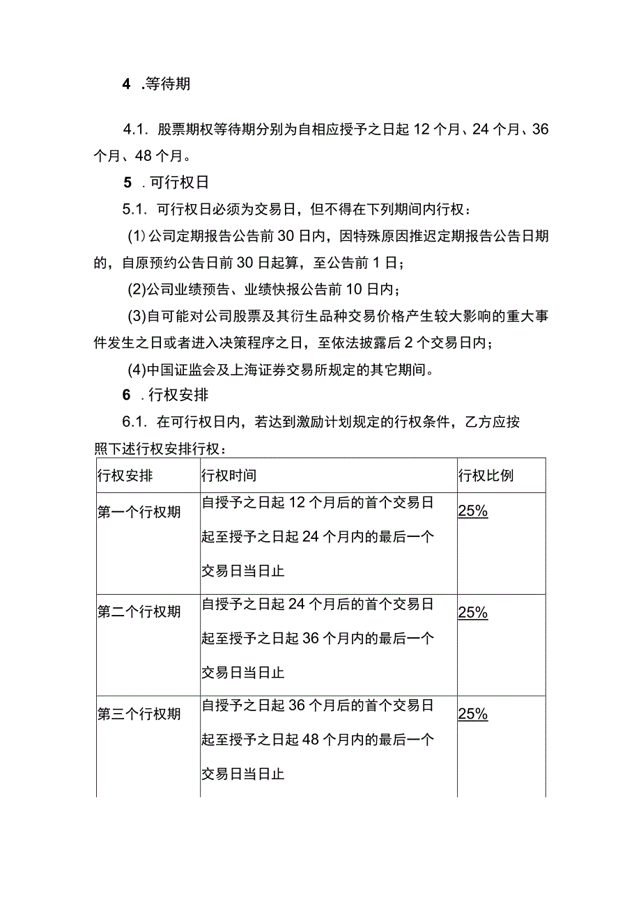 股票期权授予合同书.docx_第2页