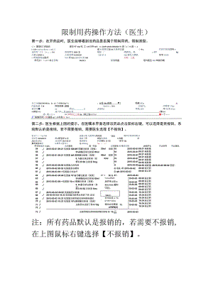 限制用药操作方法医生.docx