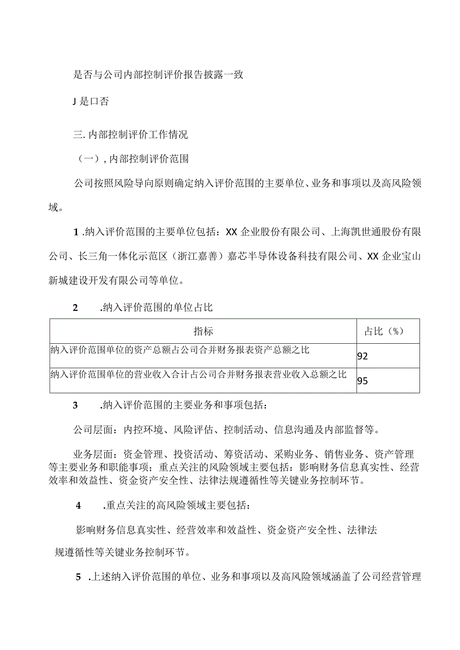 XX企业股份有限公司202X年度内部控制评价报告.docx_第3页