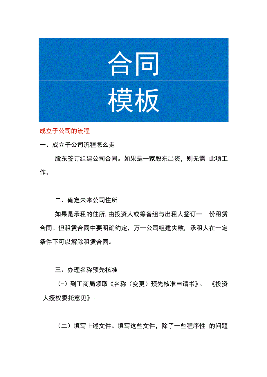 成立子公司的流程.docx_第1页