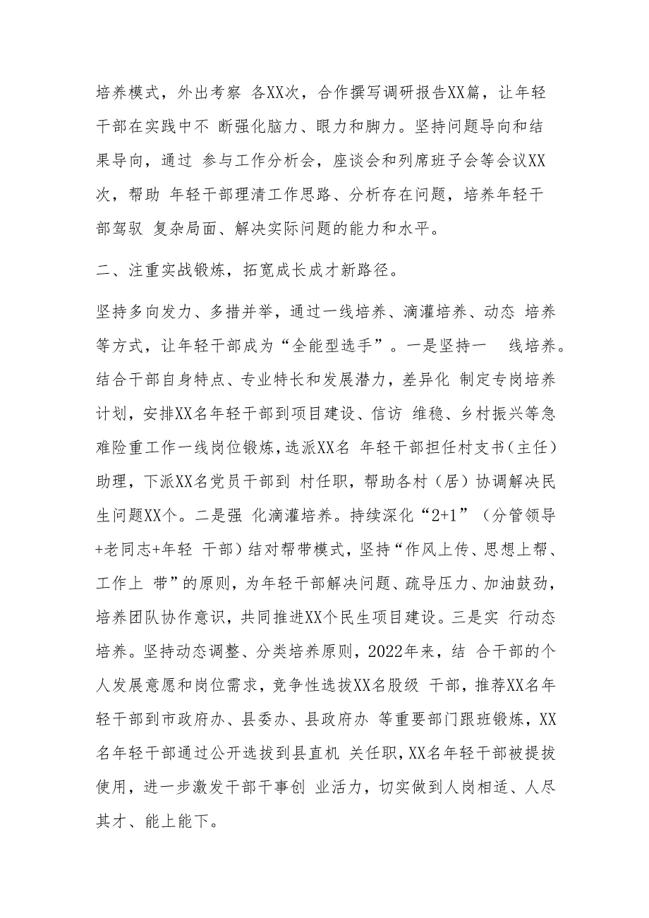 干部队伍建设经验总结交流材料.docx_第2页