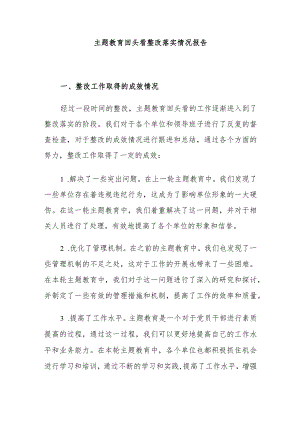 主题教育回头看整改落实情况报告.docx