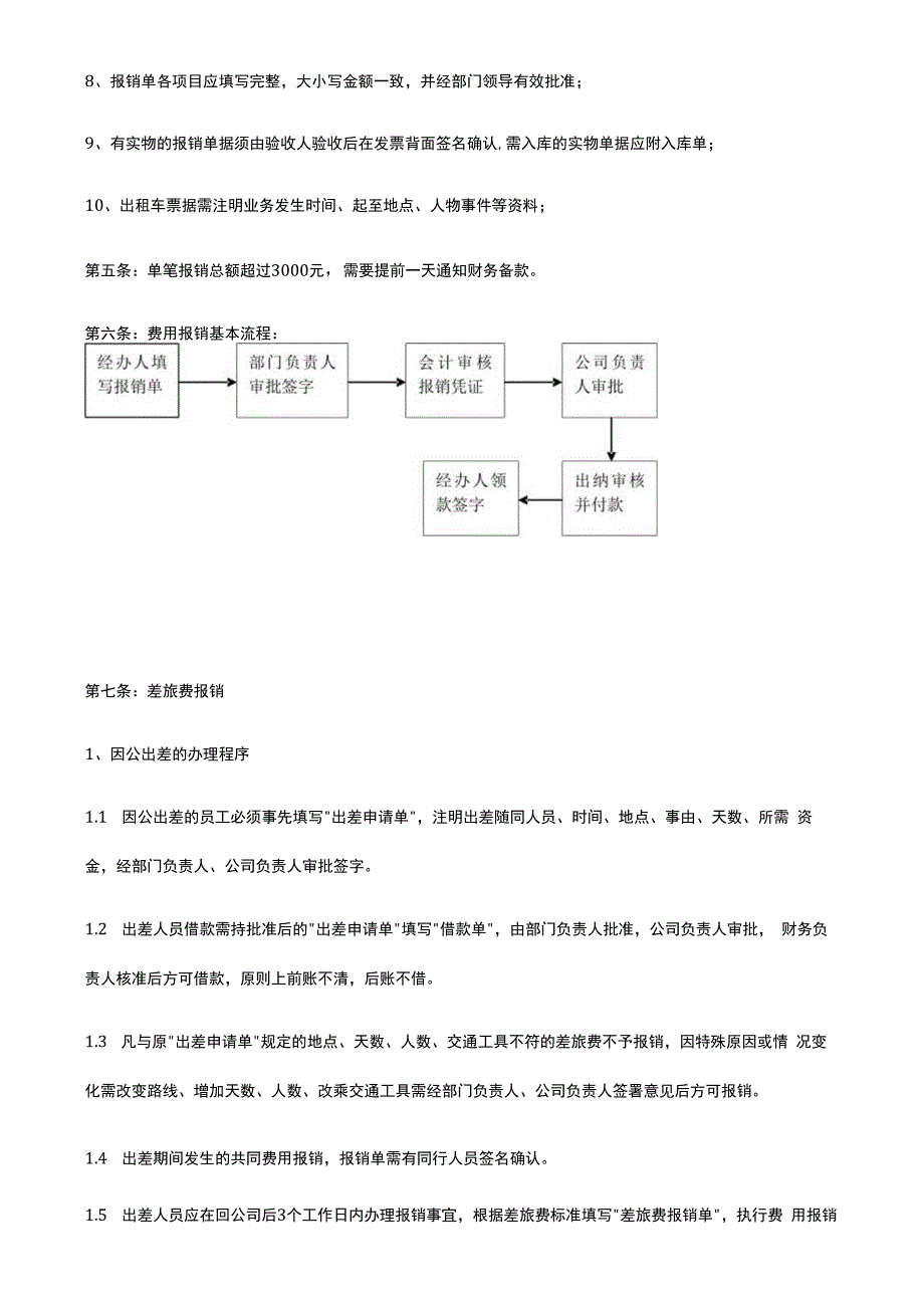 费用报销管理制度模板.docx_第2页