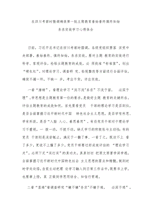 在四川考察时强调确保第一批主题教育善始善终慎终如始务求实效学习心得体会3篇.docx