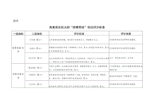 素质农民大师“师傅带徒”项目评分标准.docx