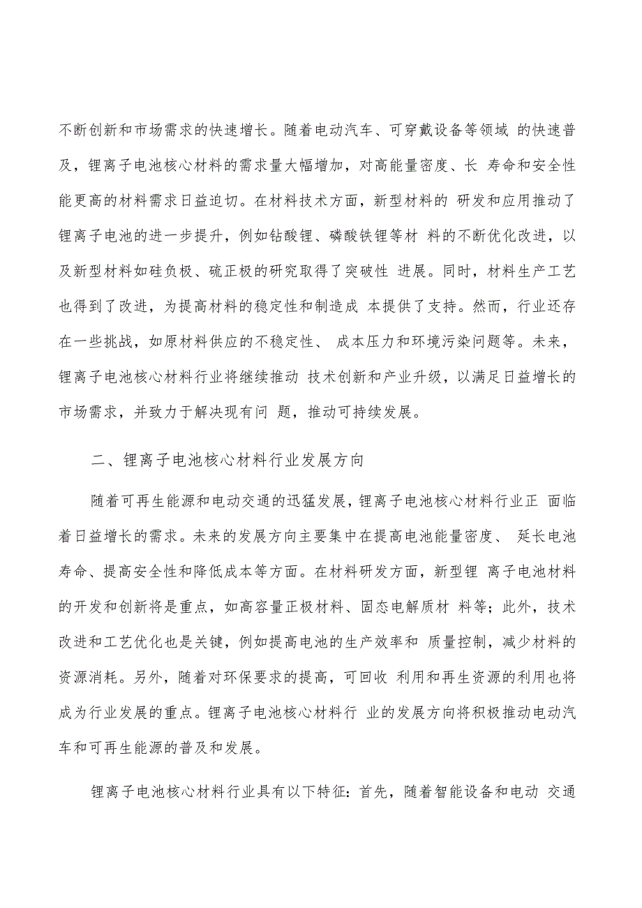 如何编写锂离子电池核心材料项目实施方案.docx_第2页