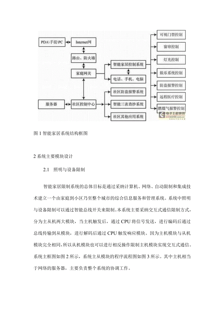 基于物联网技术的智能家居控制系统设计方案.docx_第2页