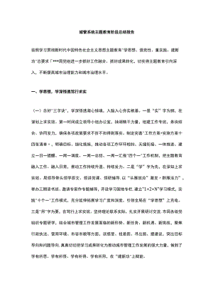 城管系统主题教育阶段总结报告.docx