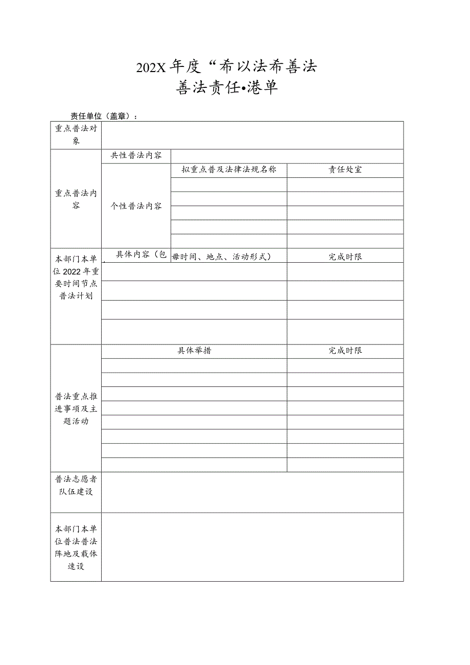 谁执法谁普法责任清单表实用模板.docx_第1页