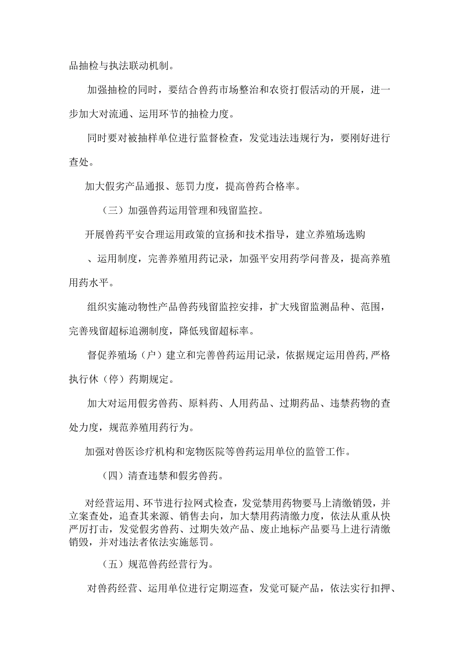 2023年XX区兽药及兽药残留专项整治行动实施方案.docx_第3页