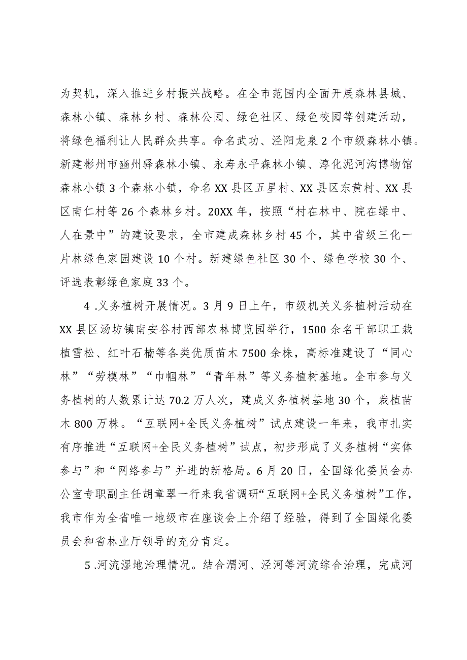 【精品文档】关于创建国家森林城市工作总结及某年度工作计划的报告（整理版）.docx_第3页