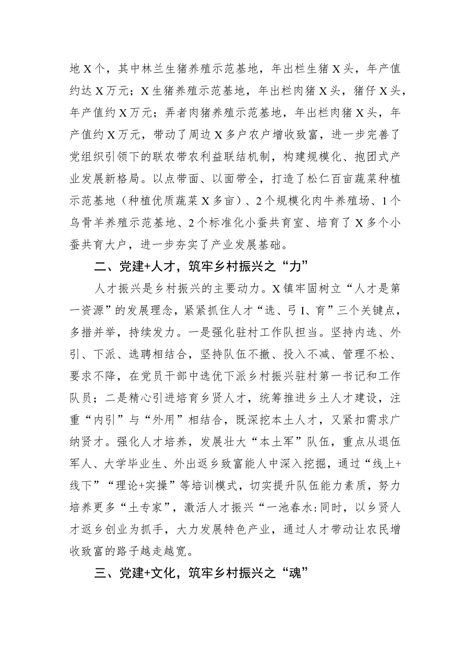 交流发言材料：以“党建＋”模式引领乡村“五个”振兴.docx_第2页