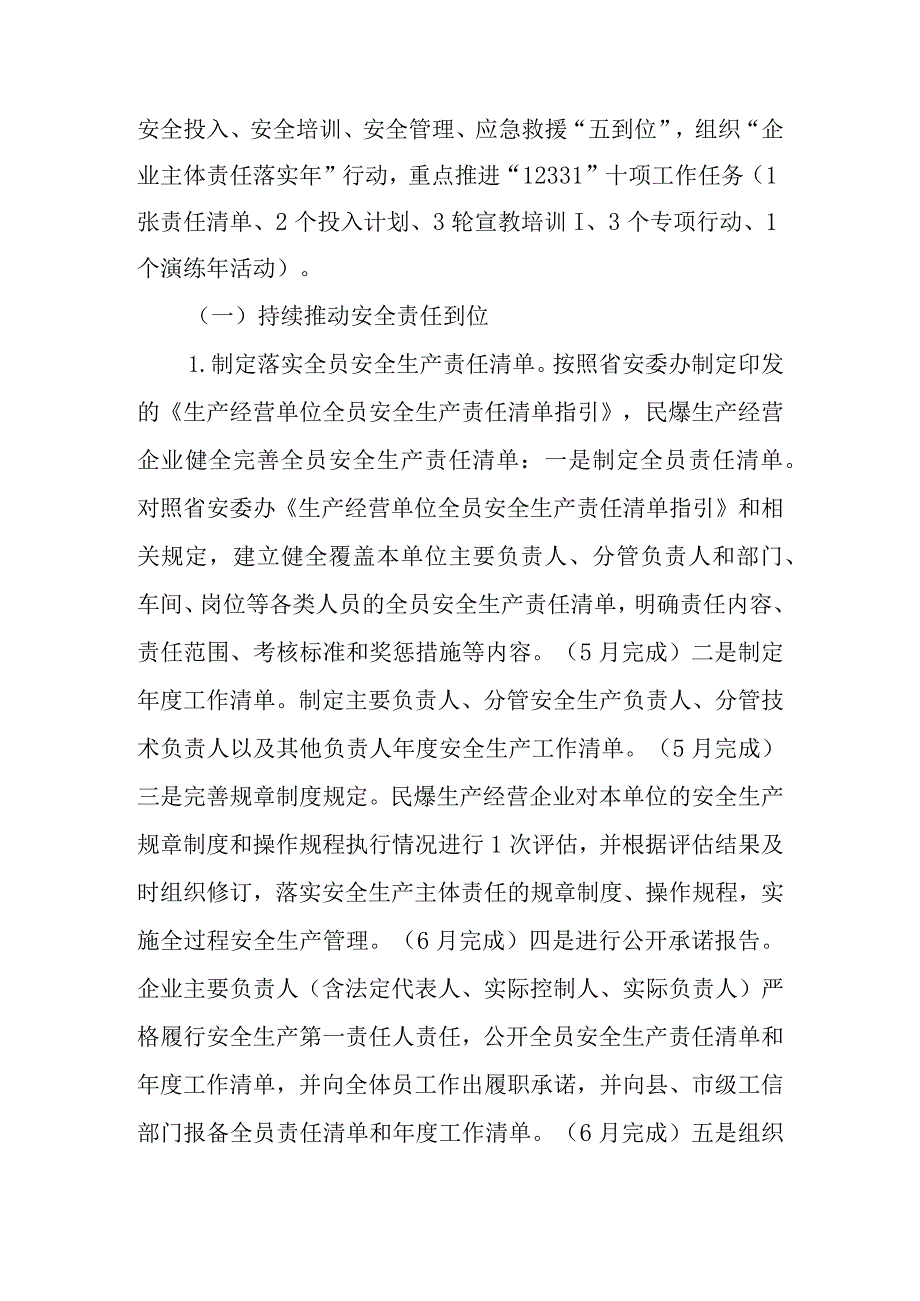 2023年民爆生产经营企业安全生产主体责任落实年行动方案.docx_第2页