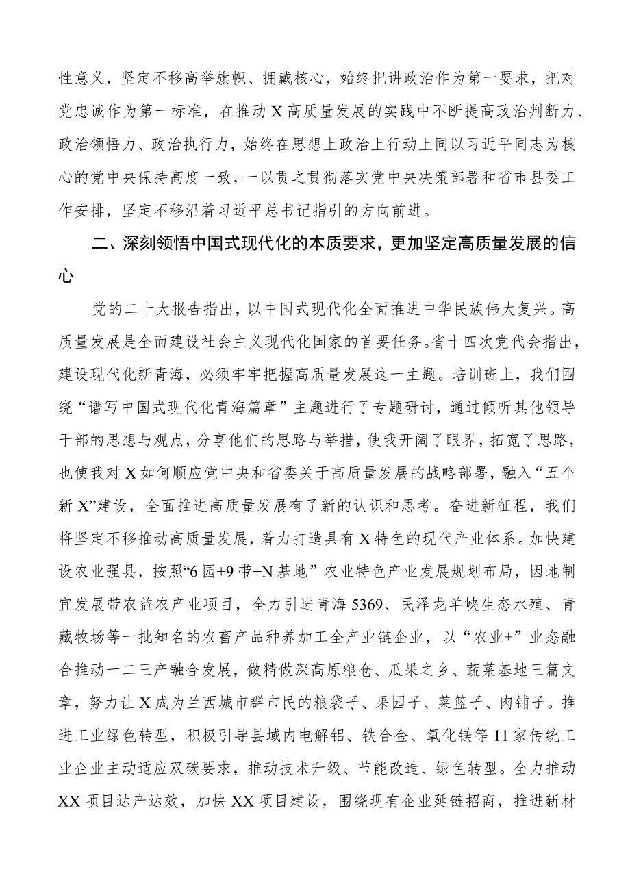 二十大精神培训班研讨发言材料盛会学习心得体会.docx_第2页