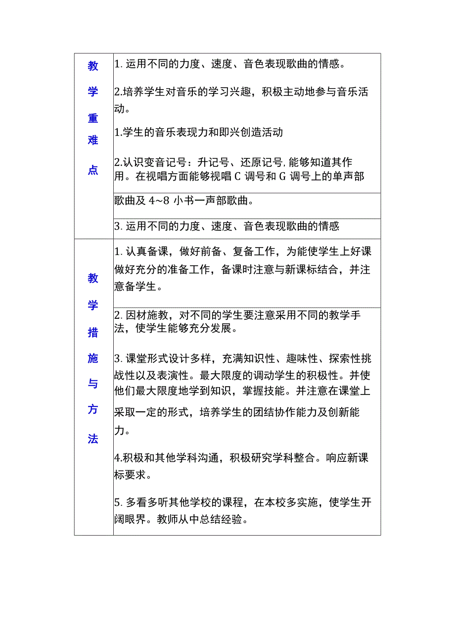 人音版四年级上册音乐教案附教学计划及教学进度表（根据2022版新课标编写）.docx_第3页