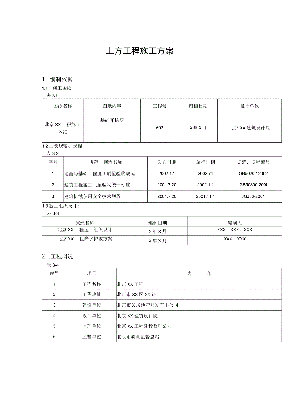 土方工程施工方案（汇编）.docx_第1页